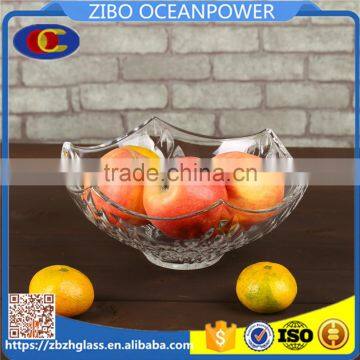 high quality glassware glass fruit plate