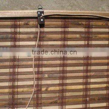 Carbonized with Natural Bamboo Blind