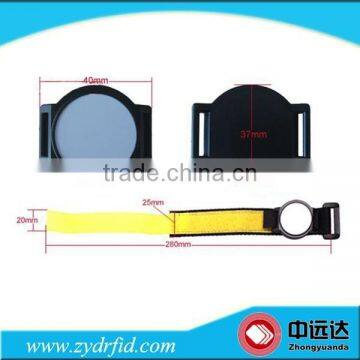 HF 13.56MHz Professional RFID Woven Fabric Wristband Bracelet photo-2