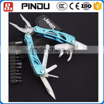 Mini long snap ring folding pliers for cutting cable