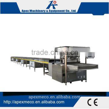 Commercial and professional chocolate moulding line small chocolate enrobing machine