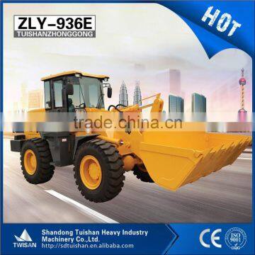 Hot sale eurqean design ZLY936E 4WD construction machinery mini front end loader