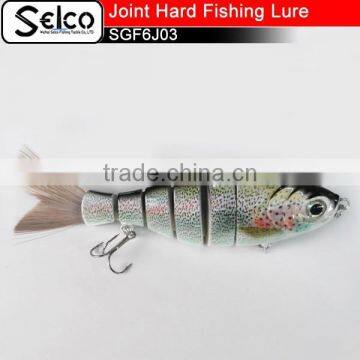 SGF6J03 Six -section shad Joint plastic lure 5"