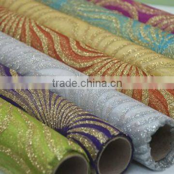 Beautiful Gold Stamping Organza Fabric 021 photo-4