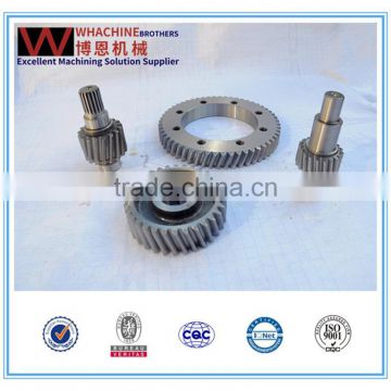 OEM&ODM cyclo gearbox carbon steel hobbing transmission helical gears