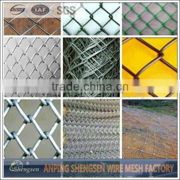 galvanized Chain link fence/pvc coated Chain link fence