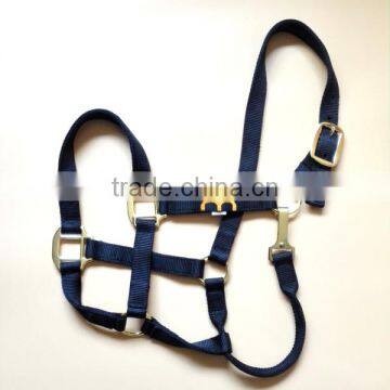 NYLON HORSE HALTER WITH ZNIC ALLOY FITTINGS EQUESTRIAN NYLON HORSE HALTER HORSE TACK HORSE HALTER WHOLESALE NYLON HALTER