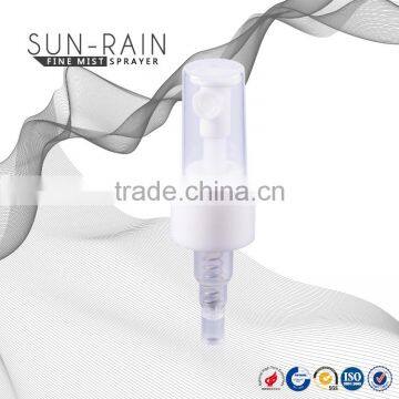 Unique transparent small cosmetic packaging 24/410 Fine mist sprayer 1.0cc