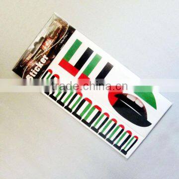 non-toxic football face sticker