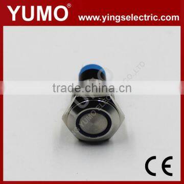 LA16JSF-11E-IP67-S ROHS 16mm Flat Round 1NO1NC Momentary Screw Terminal 2A/36VDC Push Button Membrane Switch With 3m Adhesive photo-3