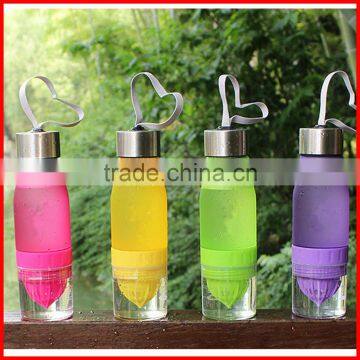 Lemon Cup Water Bottle 650ml Multi Color H2O Drink More Water Drinking Bottle photo-6