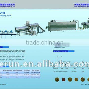 extruded dry pet food production plant