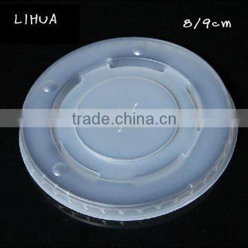 Translucent Disposable Plastic Cross Type Cup Cover, Milk Tea Cup Lid, Cold Drink Cup Lid photo-2