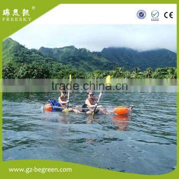 Plastic Crystal Clear Bottom Transparent Canoe /kayak With Polycarbonate Paddle photo-4