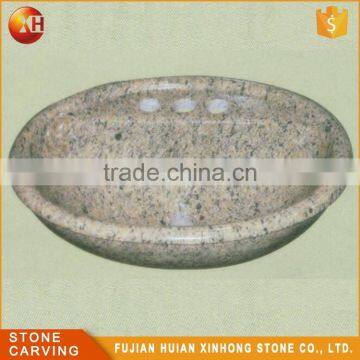 Purple Marble Freestanding Cabinet Indoor Stone Basin photo-5