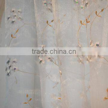 Charming Mediterranean Style Girl's Bedroom Romantic Floral Tulle Voile Door Window Sheer Curtain photo-6