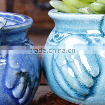 Shabby Chic Succulent Pot Ceramic Animal Flower Planters