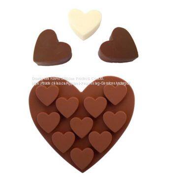 Chocolate Candy Jelly Heart Mold Silicone Tray
