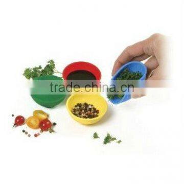 Silicone Mini Pinch Bowls, 4 Piece Set