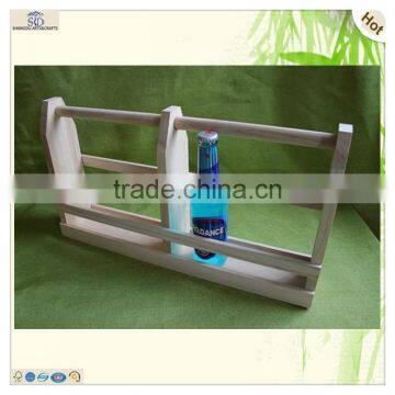 Wholesale Display Storage Wooden Wine Rack Holder Basket photo-3