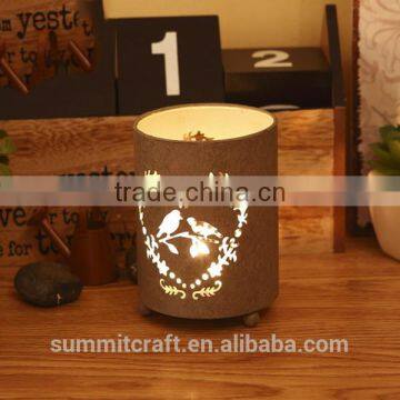 Hollow Metal Reindeer Candlestick Wedding Candle Holder photo-4