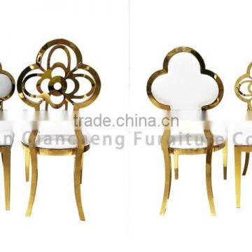 2017 Most Popular Wedding Event Chair Golden Stainless Steel Chair photo-6