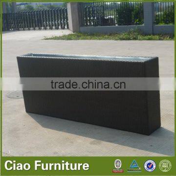 Garden Planter Pot Rattan Outdoor Plastic Plant Pot photo-2