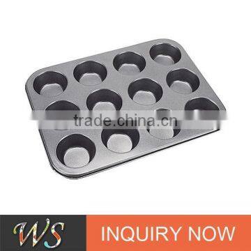 Carbon Steel Non-stick 12 Cup Bakeware