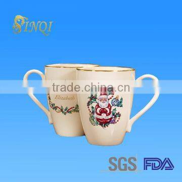 13oz Promotional Bulk Wholesale Ceramic Cheap Christmas Mugs photo-5