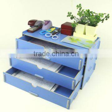 Wood Blue Collection, Tidy Tower Desktop Organizer