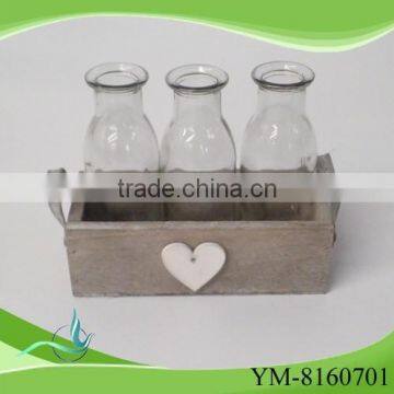 China Wholesale Engraved Heart Wooden Crafts