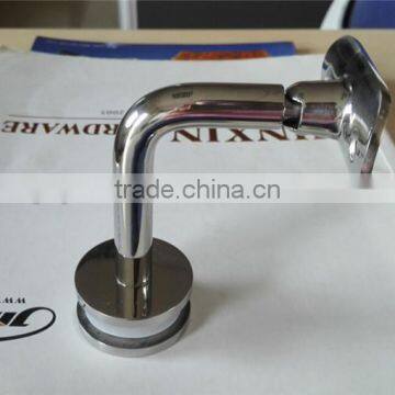Tube Indoor Mirror Polished Handrail Bracket For Glass Fencing photo-4
