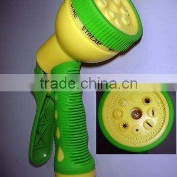 Hot Sell CS-1001 8functions Plastic Spray Hose Nozzle for Garden and Lawn photo-2