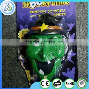 Wholesale plastic halloween decorative skull head with sound made in zhejiang