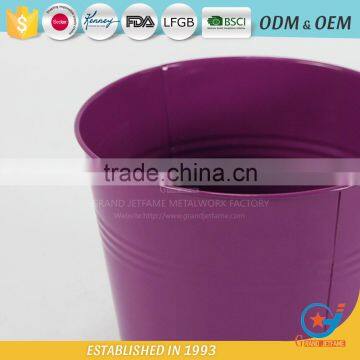 Metal Unique Powder Coated Colourful Flower Colorful Pots Colorful Garden Pots photo-6
