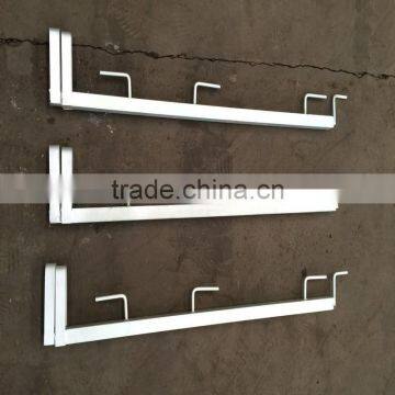 Galvanized Guardrail with Flat Hooks