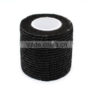 Premium Tattoo Self-adhesive Elastic Bandage Tattoo Grip Tube Cover Black