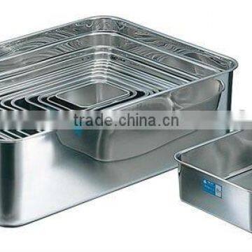 SUS304 Deep Basin Food Trays Kitchen Accessories Cooking Vat