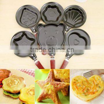 Cheap Inner Lovely Different Shape Bear Heart Egg Fry Pan Skillet as Seen on TV photo-4