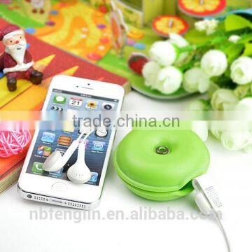 Hot sale round multipurpose earphone turtle cable winder