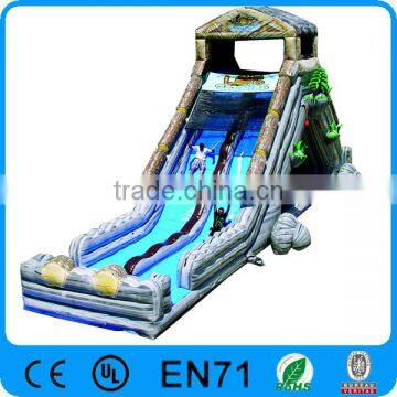 Outdoor Green Inflatable Slide,Inflatable Castle Slides,Commercial Bounce House Inflatable Water Slides photo-5