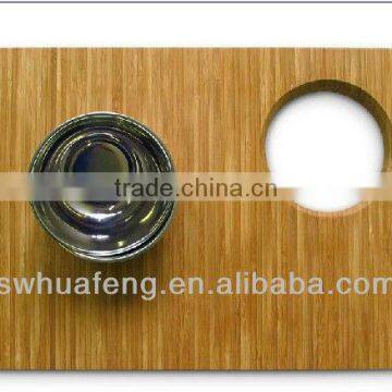 bamboo cup mat/bambu cup mat with hole