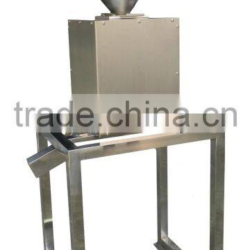 plastic material metal detector separator machine