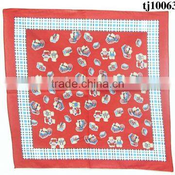 Flower Insect Natural Pattern Kerchief Available in Various Designs photo-3