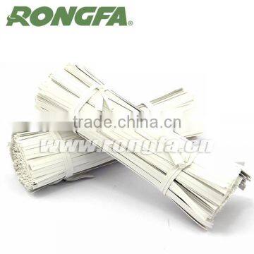 1/4'' x 8'' Agriculture Use White Color Paper Wire Twist Ties