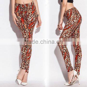 2015 OEM Factory New Arrival Top Fashion Knit Stretchy Printing Fashion Leggings for Women photo-4