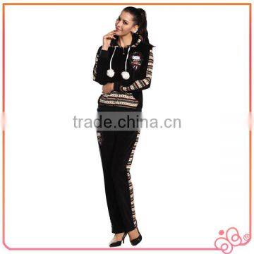 OEM service embroidered turkey velour wholesale pijamas woman