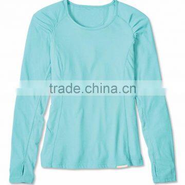 Ladies Classic Long Sleeve Hot Sale T-Shirt, 100% Cotton, S/J, 160 Gsm