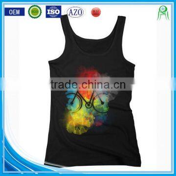  china custom printing 100 cotton womens tank top loose,wholesale high visibility tank top