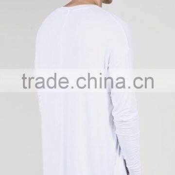 China Garment Factory 100% Cotton Long Sleeve Blank T-shirt Custom Casual Men T-shirt With High Quality photo-4